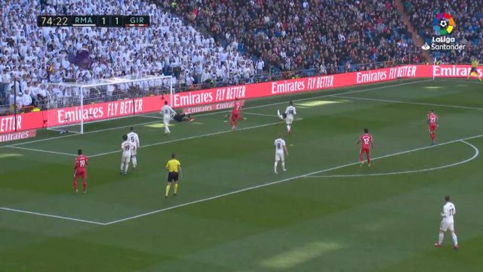 Gol de Portu (1-2) en el Real Madrid 1-2 Girona