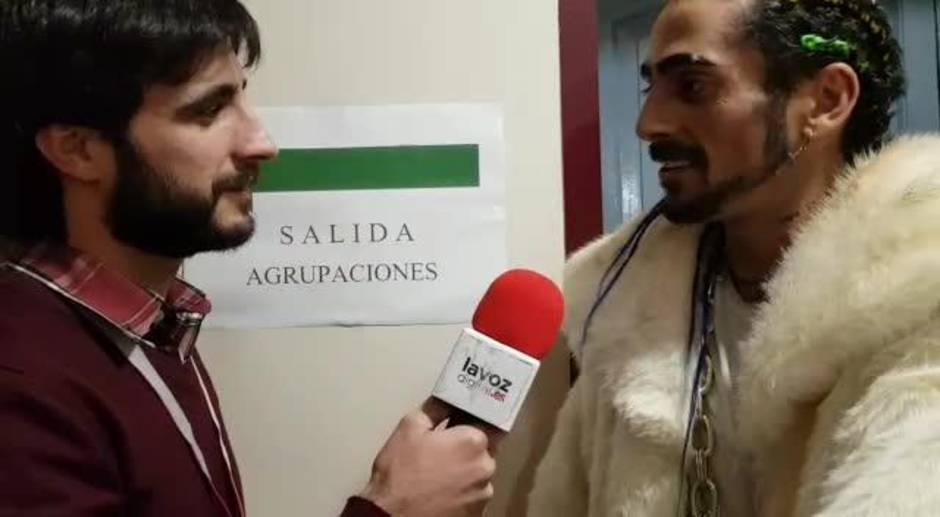 Entrevista a uno de los componentes de la chirigota de Sevilla, Daddy Cadi, muy aplaudida en el COAC 2019.