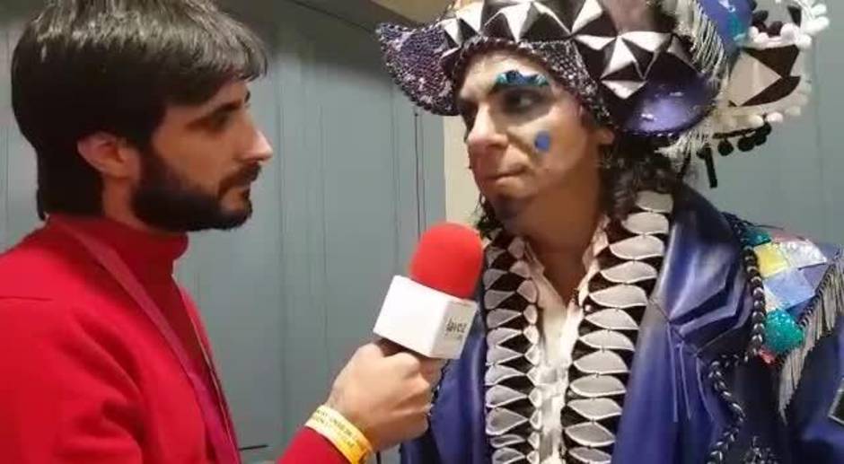 Entrevista a Javi Bohórquez, de la comparsa La gaditaníssima, una de las favoritas del Concurso del Falla.