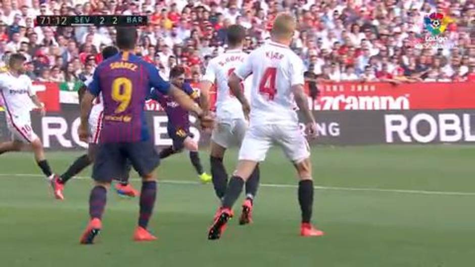 LaLiga (J25): Resumen y goles del Sevilla 2-4 Barcelona