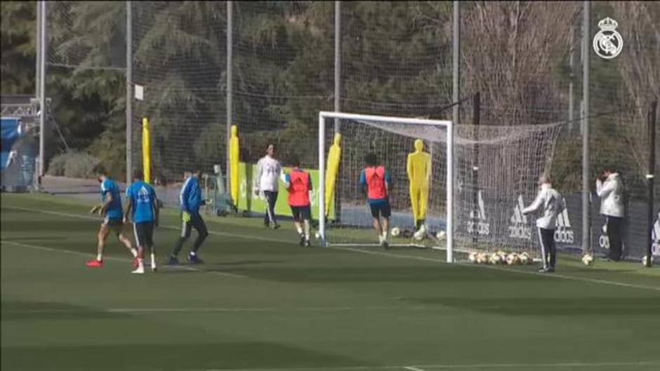 El Real Madrid comienza a preparar el clásico de la Copa