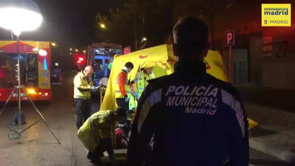 Un joven de 26 años herido grave en Madrid tras un accidente de moto