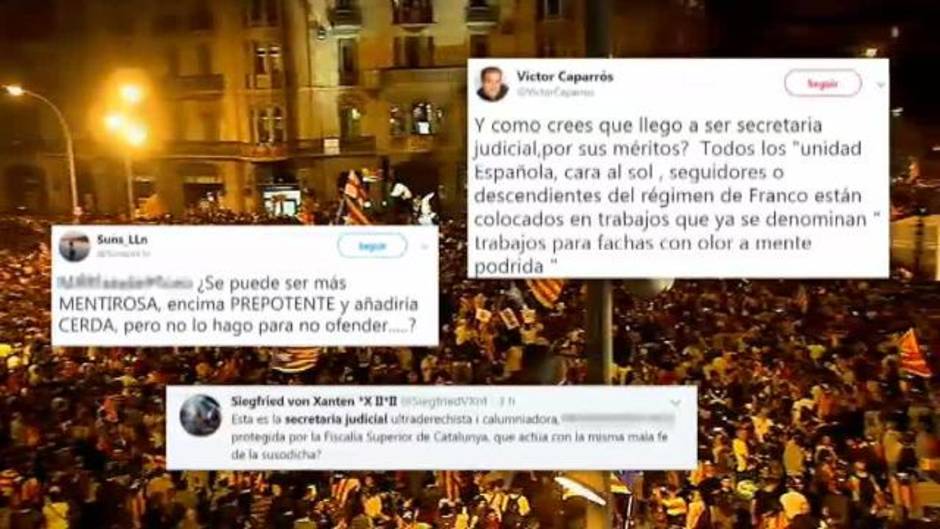 Radicales independentistas despliegan una campaña de insultos y amenazas contra Montserrat del Toro