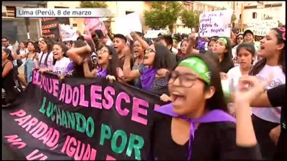 Masivas movilizaciones en toda América Latina en el Día Internacional de la Mujer