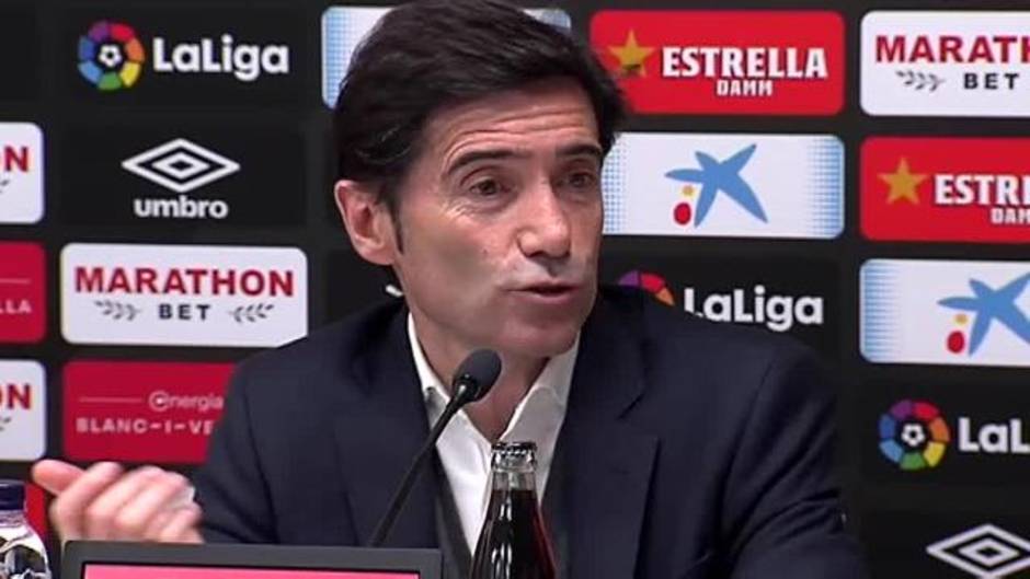 Marcelino reconoce que "lo más justo habría sido el empate"