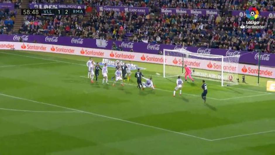 Gol de Benzema (1-3) en el Valladolid 1-4 Real Madrid