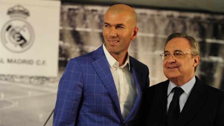 Florentino Pérez elige a Zidane para ocupar el banquillo del Real Madrid