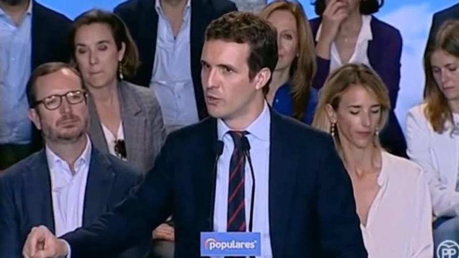 Casado valora la manifestación en contra del juicio 1-O