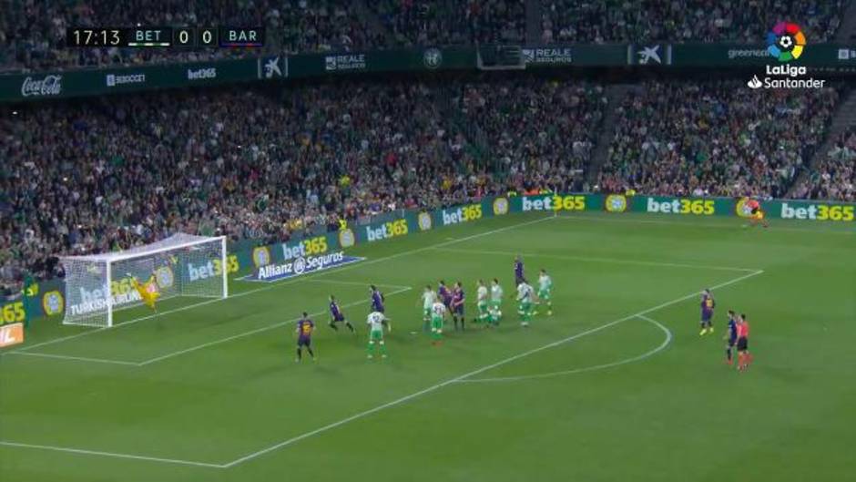 Gol de Messi (0-1) en el Betis 1-4 Barcelona