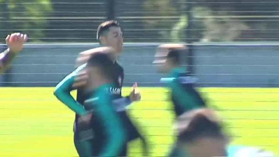 Cristiano se entrena con su selección por segundo día consecutivo