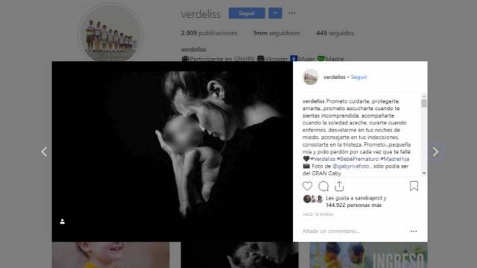 La tierna promesa de Verdeliss a su hija Miren