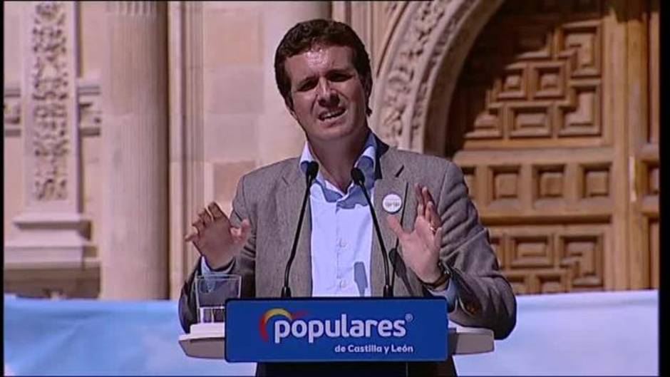 Casado critica la fórmula del "Black Friday" usada opor Sánchez los viernes "para hacer campaña con el dinero de los ciudadanos"