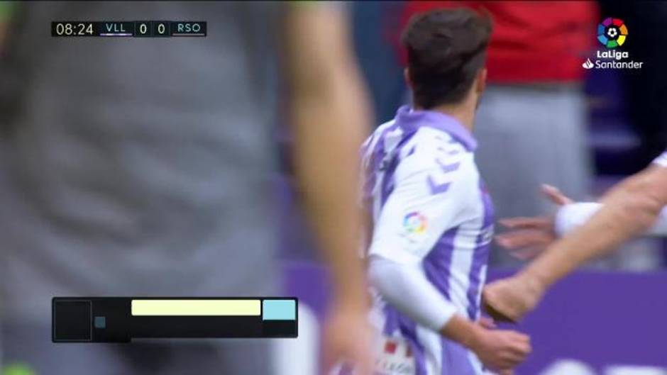 LaLiga (J29) Gol de Keko en el partido Real Valladoild 1-1 Real Sociedad