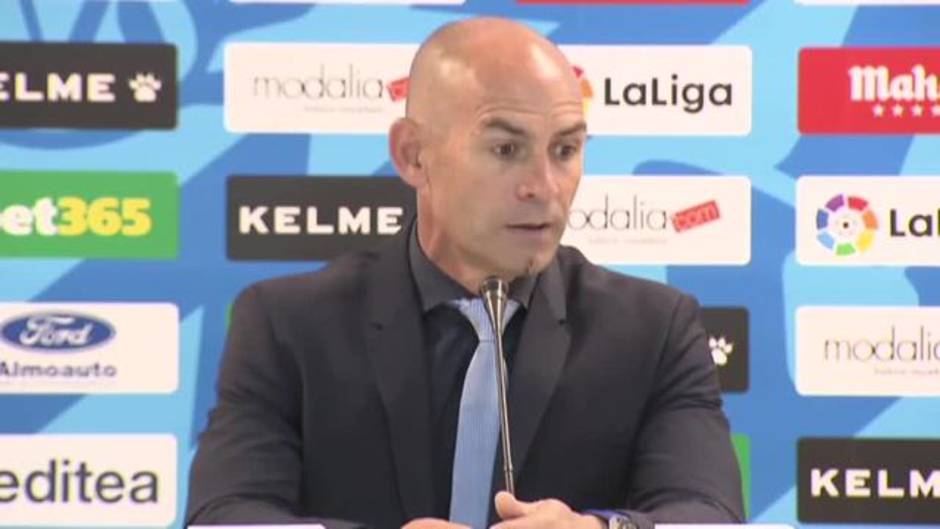 Setien: "Estoy satisfecho con el punto, sobre todo cuando no lo mereces"