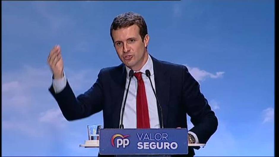 Casado: "La gente teme que Pablo Iglesias sea ministro de un Gobierno"