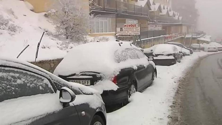 La nieve y el frío regresan a la península