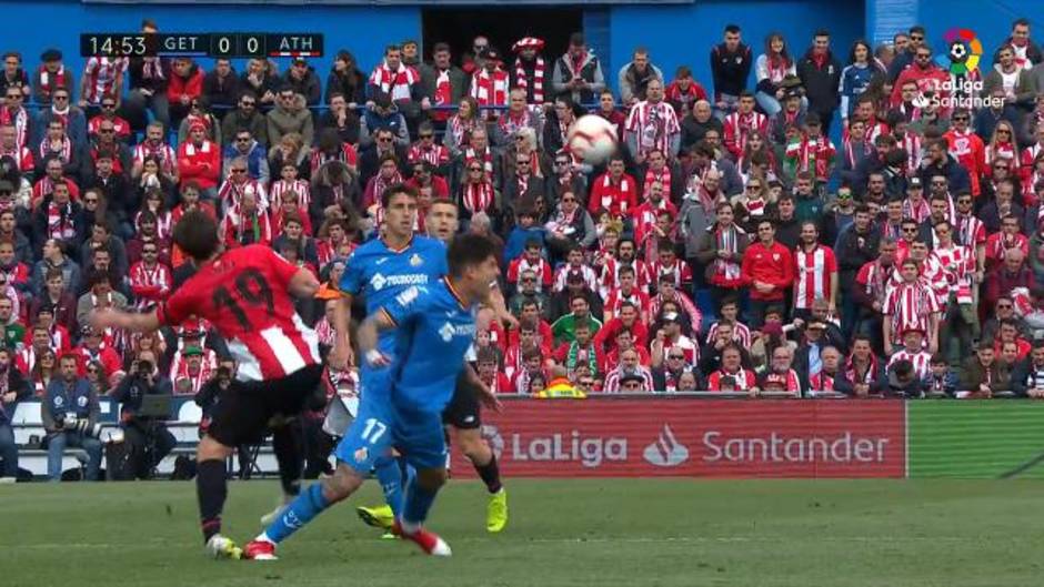 Lesión de Ibai Gómez en el Getafe 1-0 Athletic