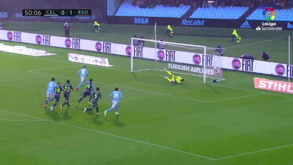 LaLiga (J31): Gol de Iago Aspas (1-1) en el Celta 3-1 Real Sociedad