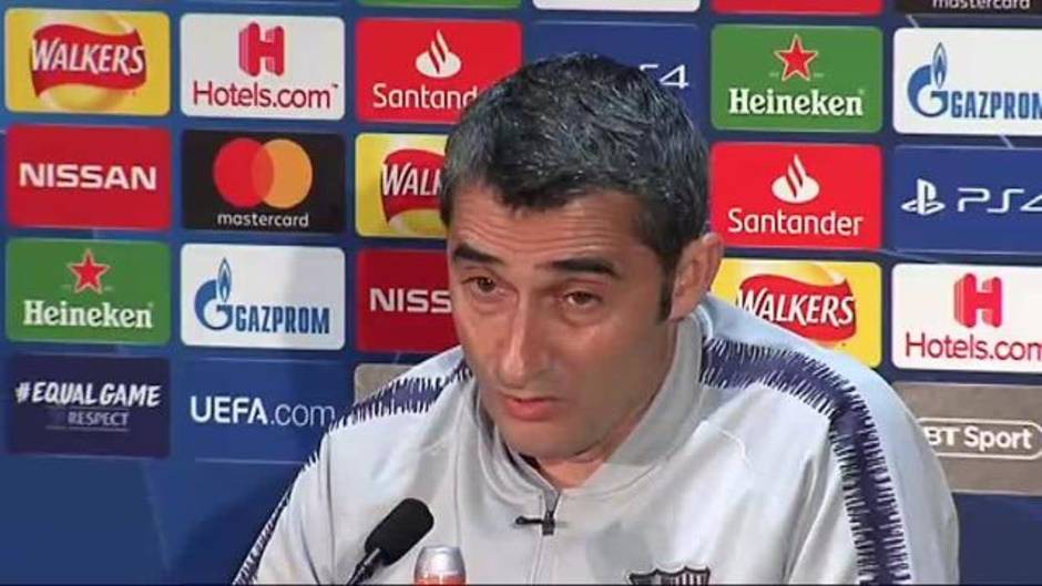 Valverde: "Hemos respondido tanto en Liga como en Champions con buenas actuaciones y esperamos poder mañana repetirlo"