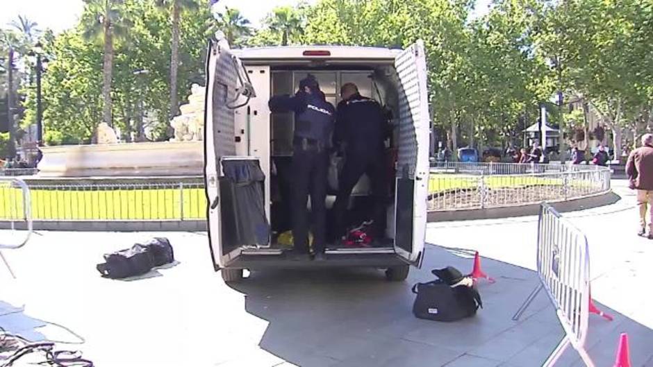 Policía Nacional velarán por la seguridad durante la Semana Santa de Sevilla