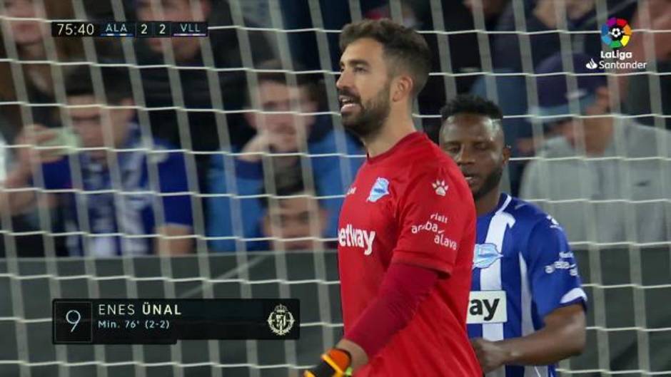 LaLiga Santander (J33), gol de Enes Ünal en el Alavés 2-2 Real Valladolid