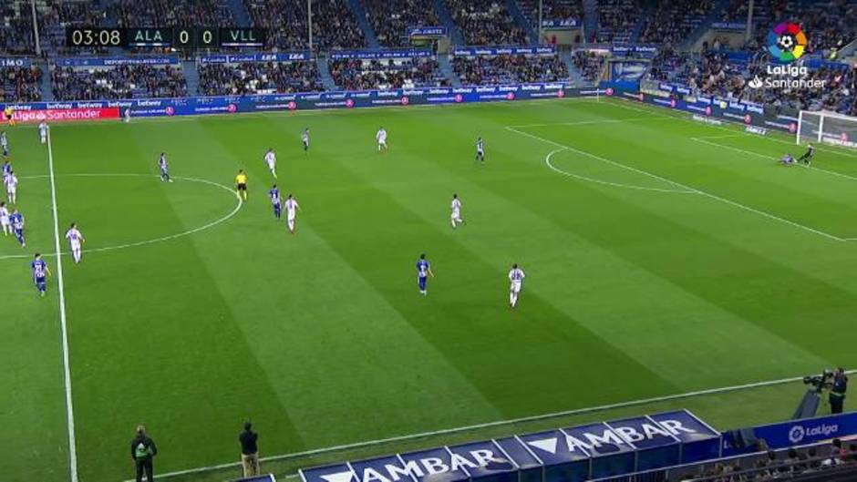 LaLiga Santander (J33), gol de Guidetti en el Alavés 2-2 Real Valladolid