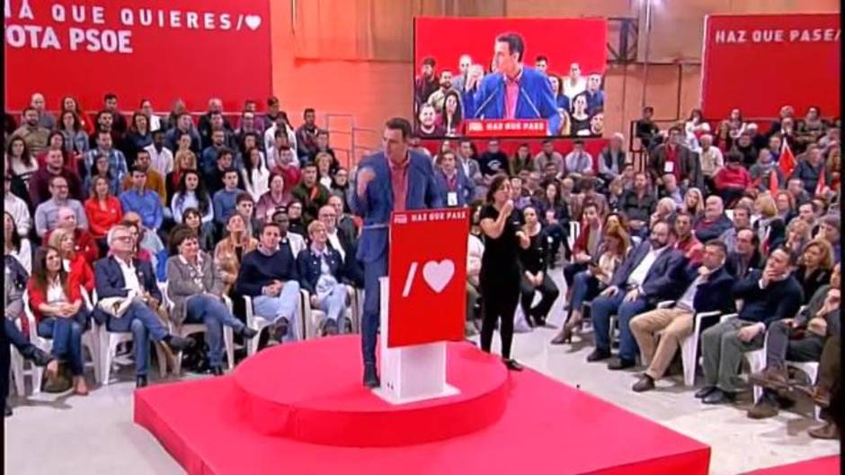 Sánchez alerta de peligro de "involución" si no se vota al PSOE