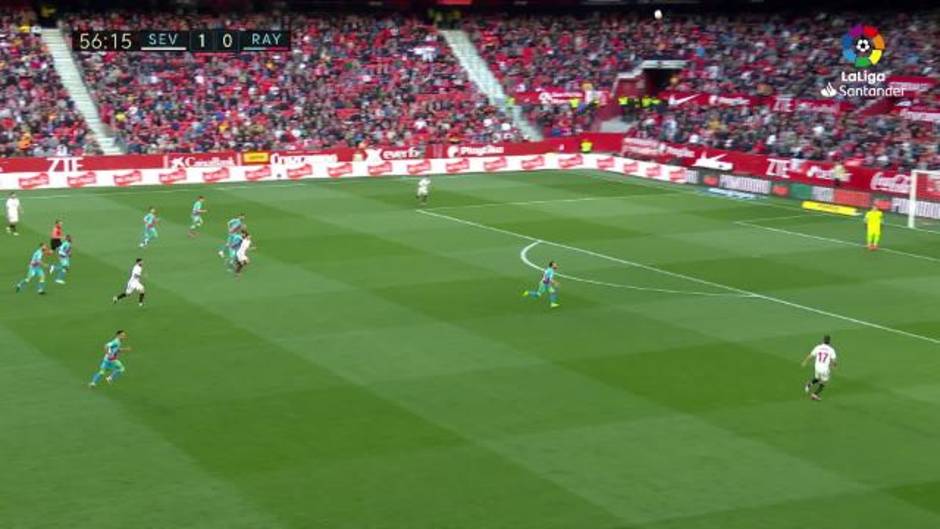 En vídeo, (J 34): resumen y goles del Sevilla 5-0 Rayo Vallecano