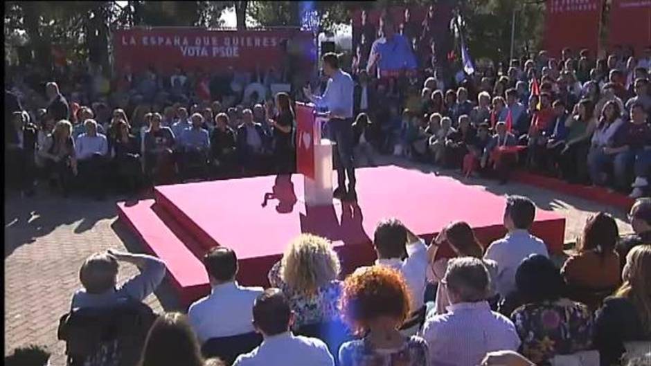 Sánchez advierte de la "amenaza real" de que la derecha pacte con la ultraderecha tras las elecciones del 28A