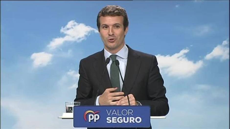 Casado califica de "extrema derecha" a VOX y asegura que el único partido de "centro derecha" es el PP