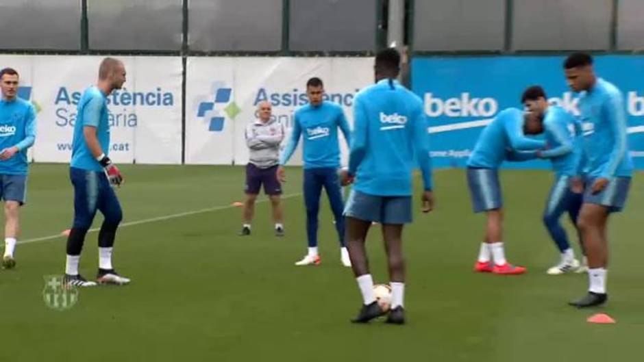 El Barcelona regresa al trabajo tras golear al Liverpool