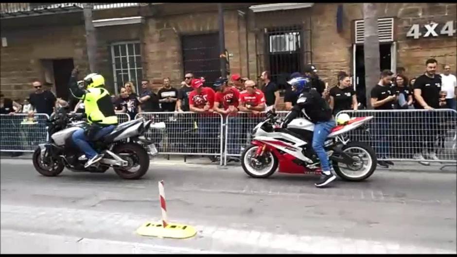 La motorada toma las calles de El Puerto y las motos ya rugen en el Circuito de Jerez