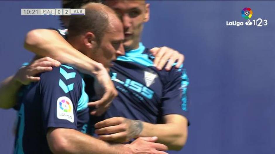 Gol de Roman Zozulya (0-2) en el Rayo Majadahonda 2-3 Albacete