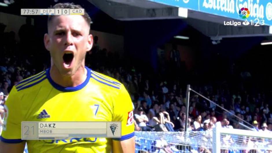 Deportivo 1-1 Cádiz CF GOL de Querol