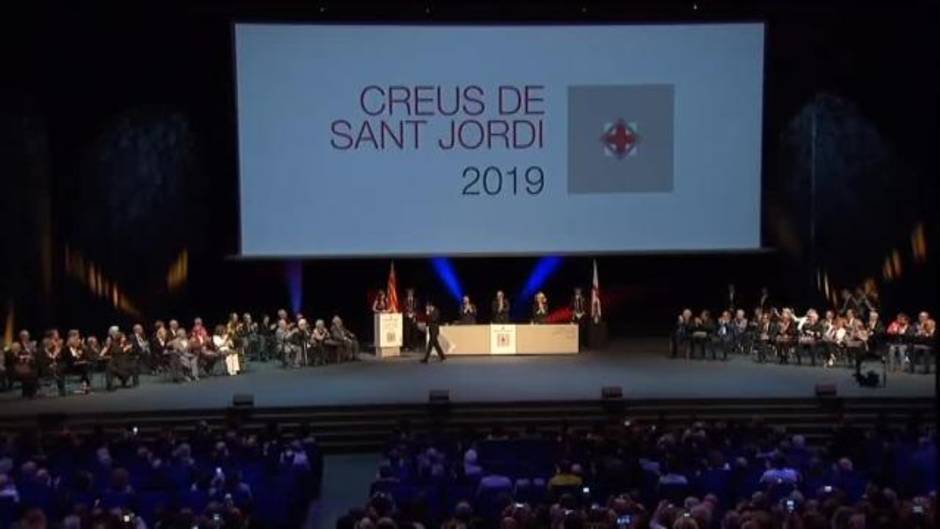 Leo Messi recibe la Creu de Sant Jordi