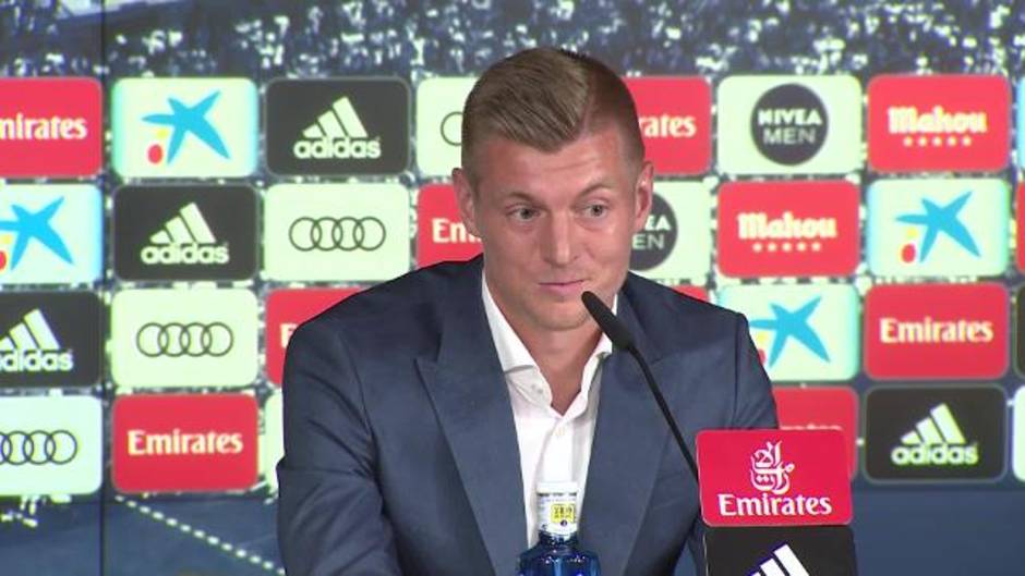 Toni Kroos, "feliz" por su renovación en el Real Madrid