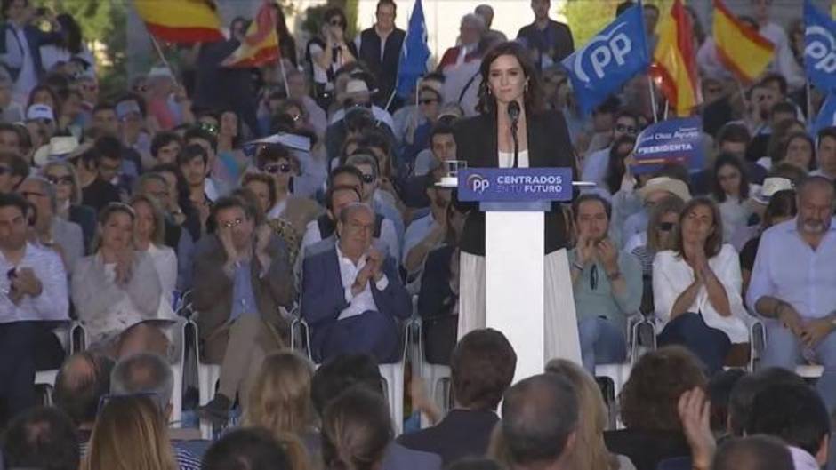 Ayuso saca pecho de la gestión del PP