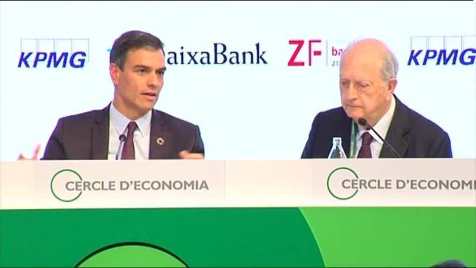 Sánchez ante los empresarios: "La política fiscal no es un fin, es un instrumento"