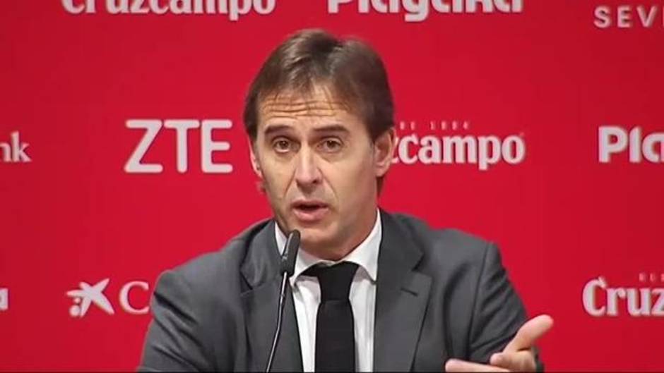 El Sevilla FC presenta a Julen Lopetegui como nuevo entrenador de los de Nervión para los próximos 3 años