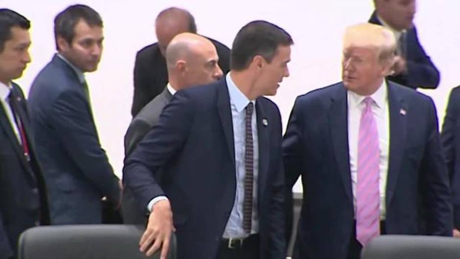 Trump señala su sitio a Sánchez en la Cumbre del G20