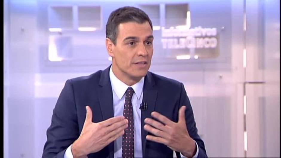 Piqueras entrevista a Pedro Sánchez