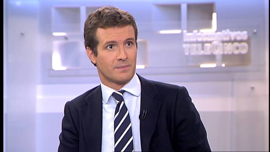 Casado: "¿Hasta qué punto puede decir Pedro Sánchez que no quiere compartir su Gobierno con Podemos?"