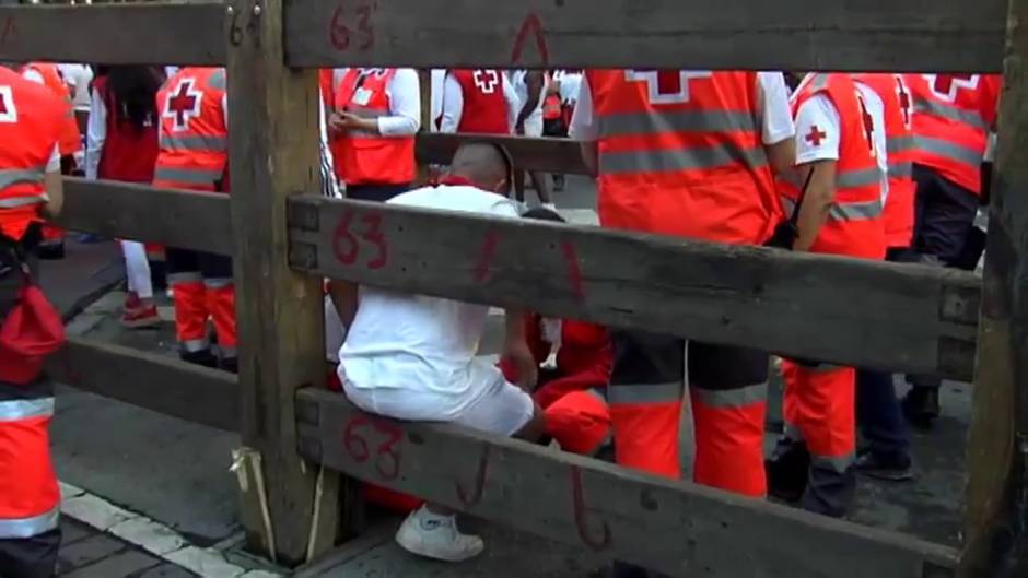 Los toros de La Palmosilla debutan en Pamplona y dejan un encierro limpio