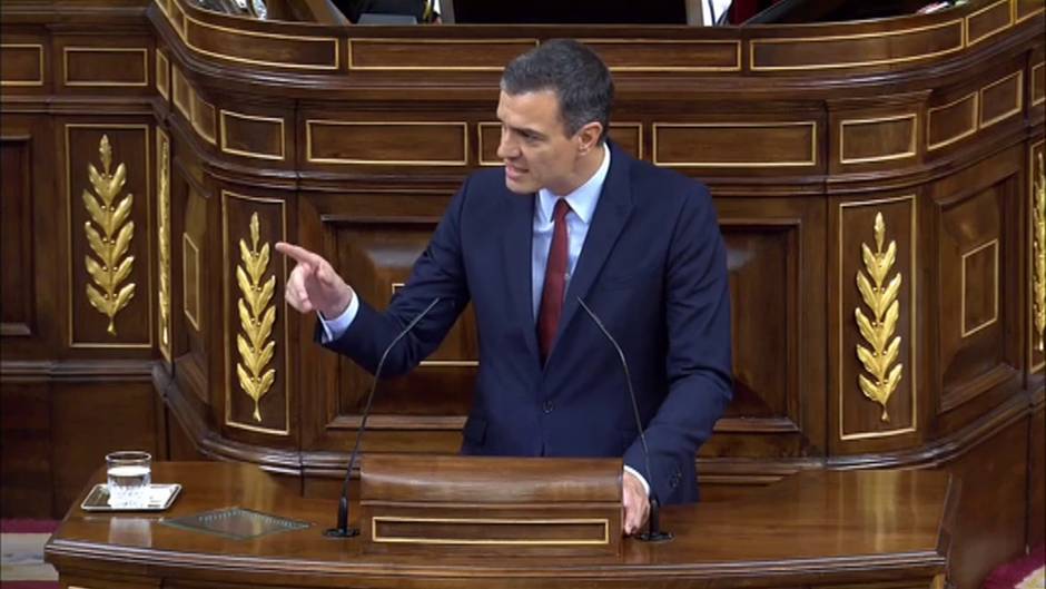 Sánchez: "Espero señor Rivera que levanten el cordón sanitario al PSOE y se lo pongan a la auténtica amenaza que es la ultraderecha"