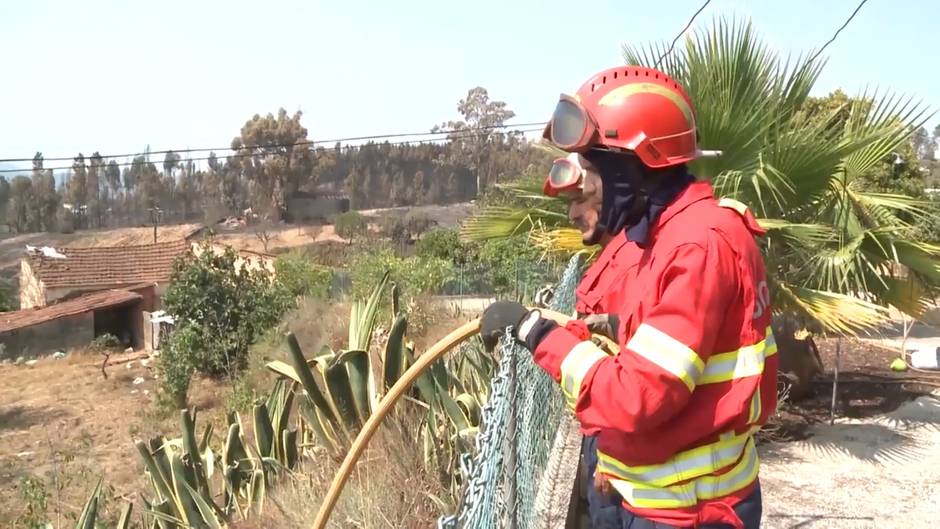 Portugal sufre con "angustia" los incendios en el centro del país