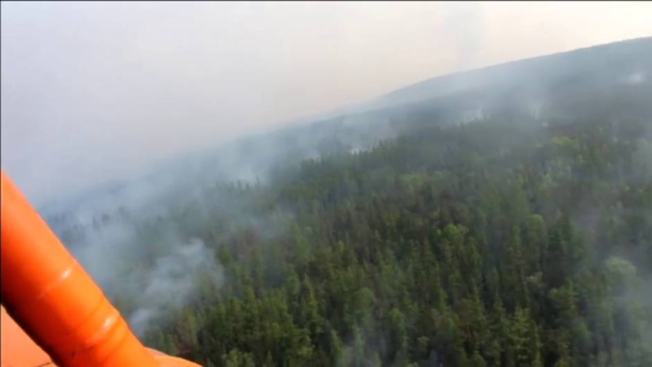 Tres millones de hectáreas de bosques arrasadas por los incendios en Rusia