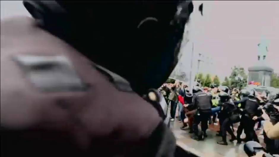 Una nueva manifestación opositora en Rusia se salda con otros 700 detenidos en Moscú