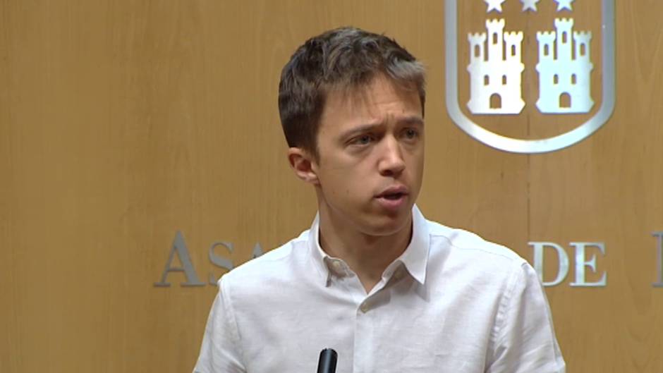 Errejón duda que Aguado o Monasterio puedan "poner la mano en el fuego" por Díaz Ayuso