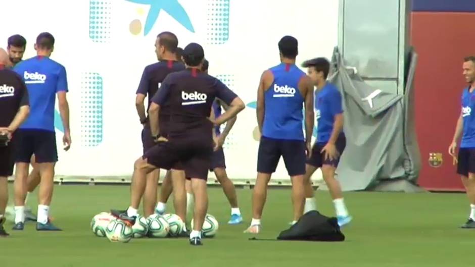 Leo Messi, el gran ausente en el entrenamiento del Barcelona