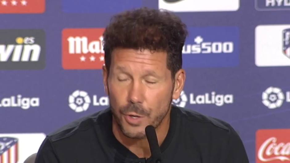 Simeone: "Todos saben el afecto que le tengo a Diego Costa"